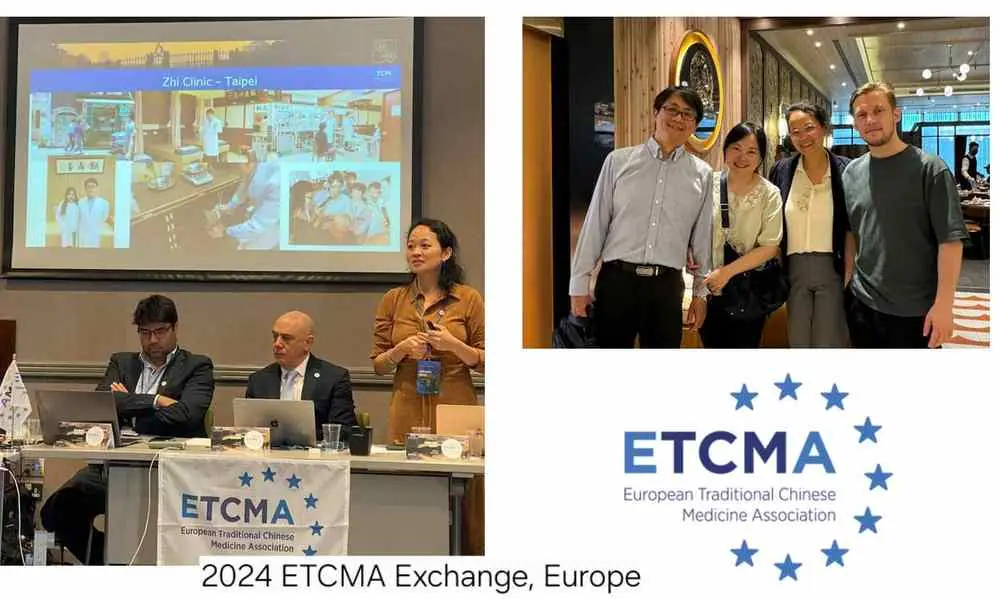 Dr. Shy and Dr. Sheng Chun Chang representing Zhu’s Scalp Acupuncture (ZSA) during professional exchange with ETCMA in Europe, 2024.